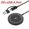 Black PD and USB A